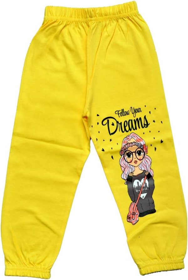 ⁦T2F Girl's GLSTRK01 Track Pants (pack of 5)⁩ - الصورة ⁦4⁩