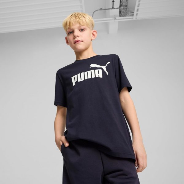 ⁦Puma Unisex Kids ESS No.1 Logo Tee Tees⁩ - الصورة ⁦3⁩