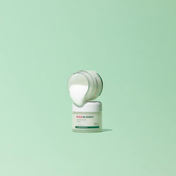 ⁦Dr.G Red Blemish Clear Soothing Cream - Face Moisturizer, 2.36 Fl Oz⁩ - الصورة ⁦6⁩