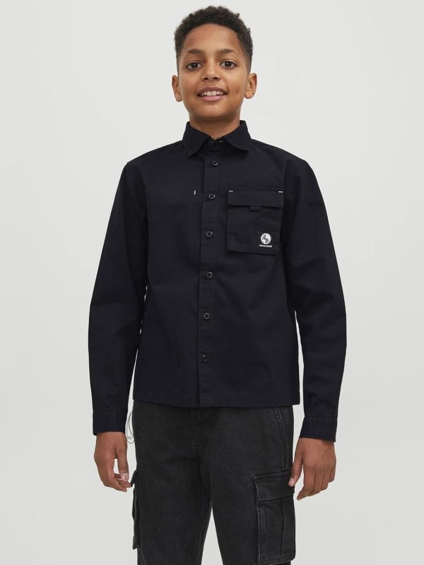 ⁦JACK & JONES Boy's DUST JUNIOR Shirt⁩ - الصورة ⁦3⁩