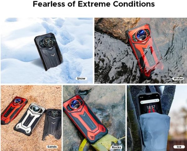 ⁦S200 Plus 5G Rugged Phone Dimensity 7300 4nm 1.32" Rear Display AI Image 6.72'' 12+512GB 10100 mAh Battery Smart Phone ﻿⁩ - الصورة ⁦9⁩