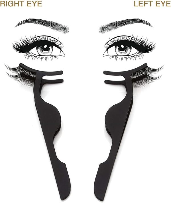 ⁦X Spring Magnetic Eyelashes - Natural Look, Reusable, No Glue, Waterproof False Lashes Without Eyeliner - Applicator Included⁩ - الصورة ⁦5⁩