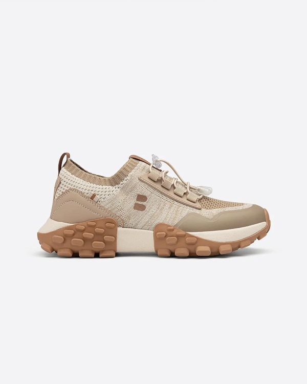 ⁦NEWBELLA Women’s Rover 2.0 Fashion Sneakers – Slip-On Breathable Knit Trainers with Chunky Sole, Casual Walking Shoes for Daily Street Style⁩ - الصورة ⁦2⁩