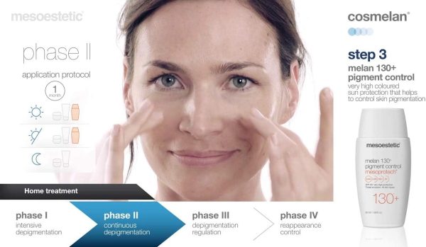 ⁦Mesoestetic Mesoprotech Melan 130 SPF & Pigment Control Face Cream for Sun Tan⁩ - الصورة ⁦6⁩