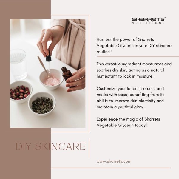 ⁦Sharrets Vegetable Glycerine Edible Food Grade USP, 200g - Glycerine/Glycerin for Skin Fondant Body Cake Icing Face Lips DIY Soap Making, Halal Certified, Non GMO Gluten Free - USP/FCC/IPEC⁩ - الصورة ⁦9⁩