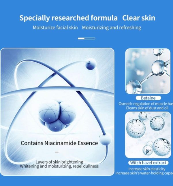 ⁦BEAUTY AMBITION Medical Grade Whitening Facial Cleanser, Body Foaming Facial Cleanser, Skin Deep Cleansing Refreshing Oil Control⁩ - الصورة ⁦7⁩