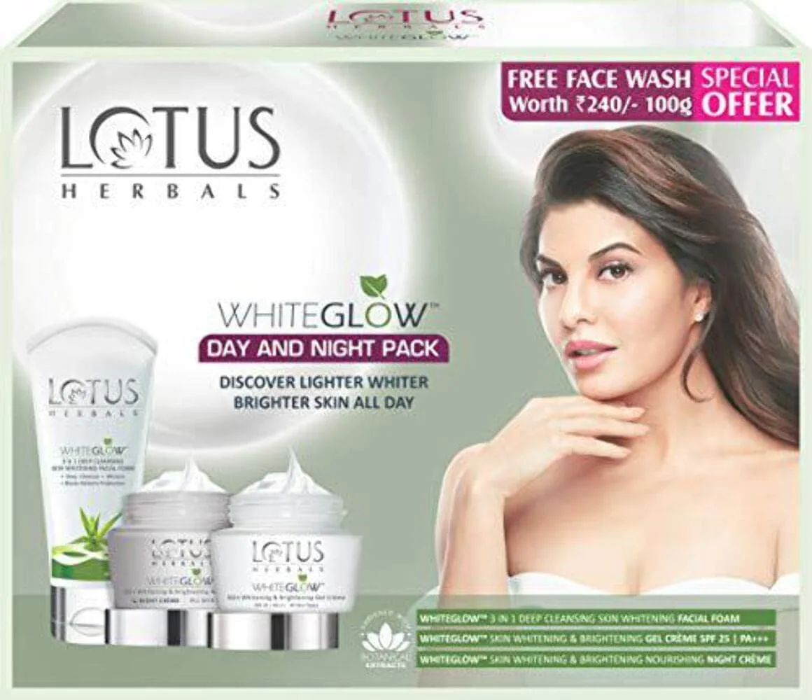 Lotus Herbals White Glow Day And Night Pack, 100g