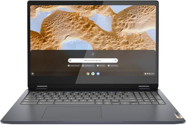 ⁦Lenovo Ideapad Flex 3i Chromebook 2-in-1 Laptop (15.6" FHD Touchscreen, Intel Pentium N6000, 8GB RAM, 256GB Storage (128GB eMMC+128GB IST SD Card)), Student & School, Webcam, NFC, Wi-Fi 6, Chrome OS⁩ - الصورة ⁦9⁩