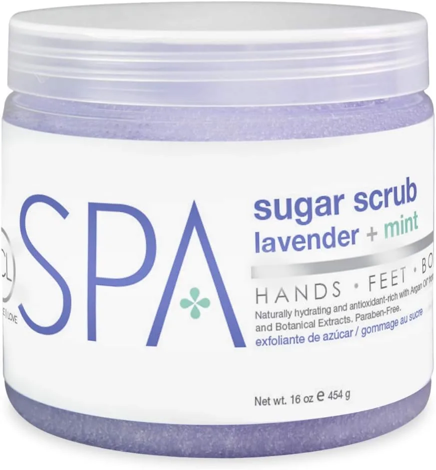 BCL SPA Sugar Scrub Lavender + Mint,16 oz