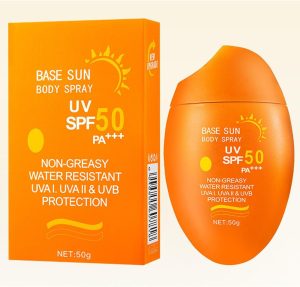 MarlaMall SPF50+ Sun Protection Summer Body Sun Protection Waterproof Sun Protection Summer Sunscreen Natural Plant Face Sun Care, 50g