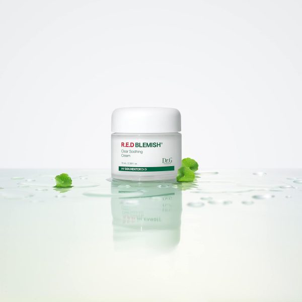 ⁦Dr.G Red Blemish Clear Soothing Cream - Face Moisturizer, 2.36 Fl Oz⁩ - الصورة ⁦5⁩
