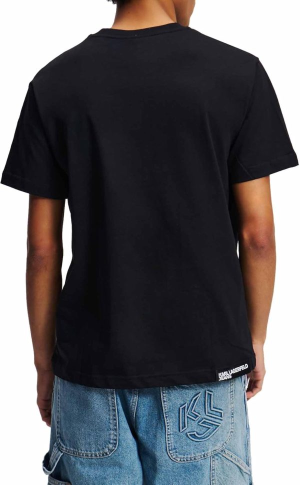 ⁦KARL LAGERFELD JEANS Men Karl Lagerfeld Jeans Reg Ss Klogo Tee T-shirt⁩ - الصورة ⁦2⁩