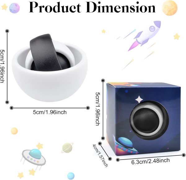 ⁦Fidget Toy for Adults,Sensory Toys for Kids, Gift Ideas for Boys Girls Teens Kids, ADHD Autism Stress Relief Quiet Finger Toy Hand Fidget Spinner for Man⁩ - الصورة ⁦2⁩