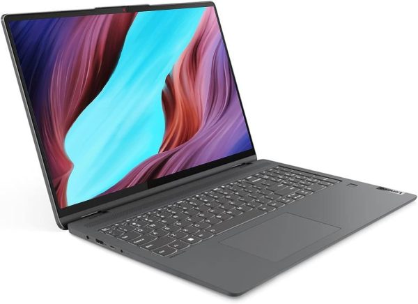 ⁦Lenovo 2023 Newest IdeaPad Flex 5 2-in-1 Laptop, 16 2.5K WQXGA Touchscreen Display, Intel Core i7-1255U Processor, 16GB DDR4 RAM, 1TB SSD SSD, Intel Iris Xe Graphics, Webcam, Wi-Fi 6, Windows 11 Home⁩ - الصورة ⁦3⁩