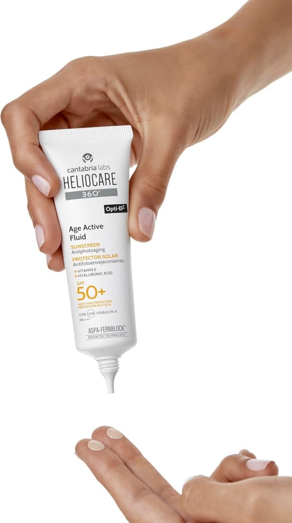 ⁦CANTABRIA LABS Heliocare 360º Spf50+ Fluido Age Act 50⁩ - الصورة ⁦4⁩