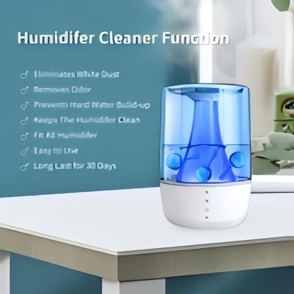 ⁦ALMEKAQUZ Humidifier Cleaner 12 Pack, Demineralization Cleaning Ball for All Humidifiers & Fish Tanks, Purifies Water, Prevents Hard Water Build-Up, Eliminates White Dust and Odor⁩ - الصورة ⁦5⁩