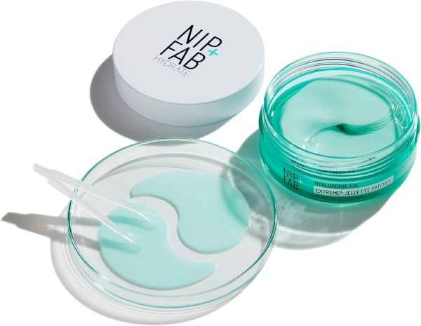 Nip+Fab Nip + Fab Jelly Eye Patches for Under Eye, Plumping and Rehydrating, Remove Signs of Tiredness, Instantly Reduce the Appearance of Wrinkles