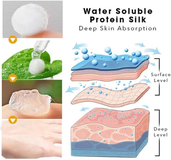 ⁦Japanese Silk Collagen Ball, Japanese Collagen Silk Ball, Japanese Anti Aging Collagen Silk Ball, Japanese Anti-Aging Soluble Collagen Silk Ball, for Face Skin Care (6 Bottles)⁩ - الصورة ⁦6⁩