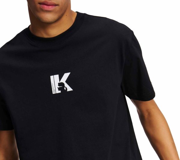 ⁦KARL LAGERFELD JEANS Men Karl Lagerfeld Jeans Reg Ss Klogo Tee T-shirt⁩ - الصورة ⁦3⁩