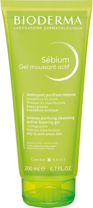 Bioderma Sebium moussant actif tube 200ml
