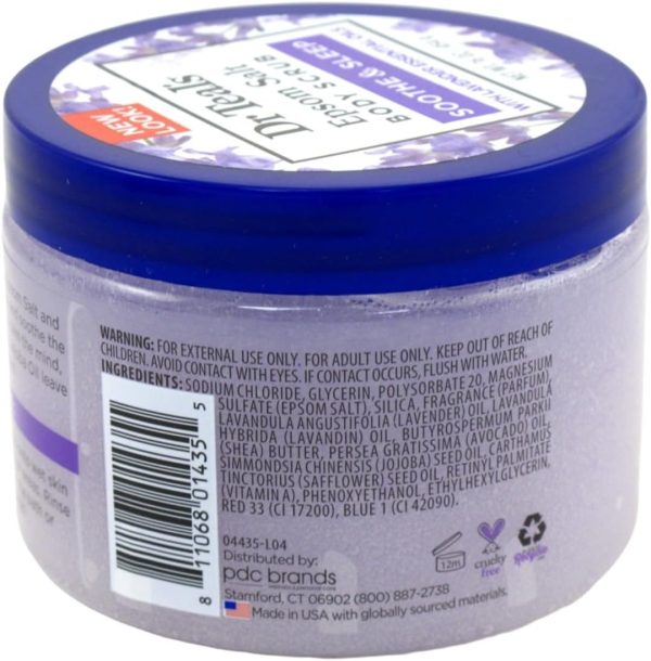⁦Dr Teal's Exfoliate and Renew Epsom Salt Body Scrub with Lavender 454 g⁩ - الصورة ⁦2⁩