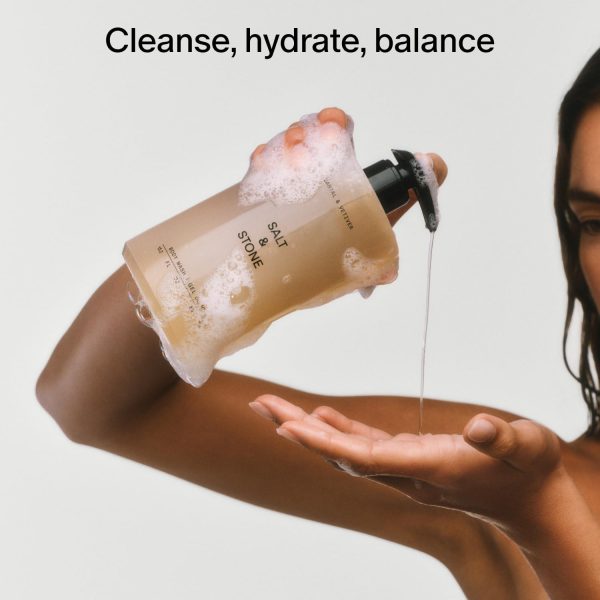 ⁦Salt & Stone Body Wash with Antioxidants for Deep Moisture | For Women & Men, Sulfate, Paraben, & Dye Free, Leaving Skin Soft and Hydrated⁩ - الصورة ⁦4⁩