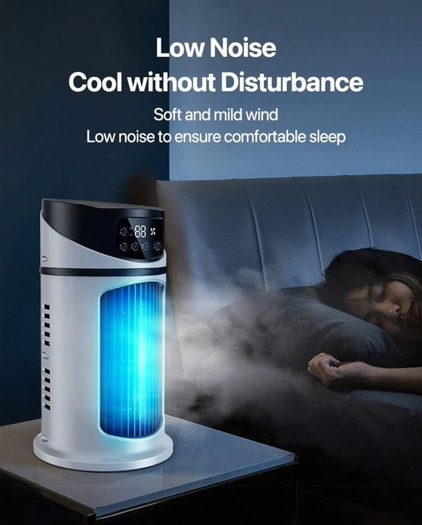 ⁦Arabest Portable Mini Air Conditioner, Air Cooler Fan, Water Cooling Fan, Air Conditioning air cooler For Office Mobile Air Conditioner⁩ - الصورة ⁦3⁩