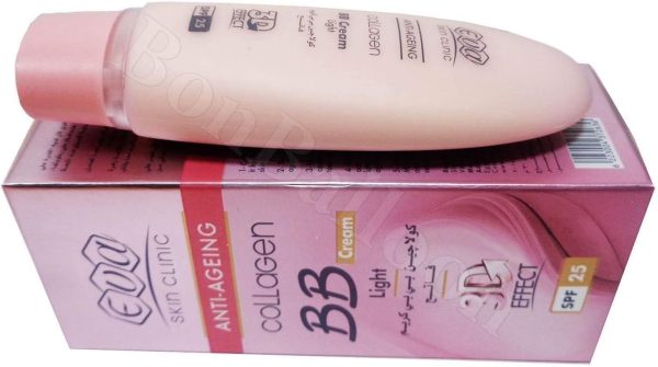 ⁦Eva Cosmetics Skin Clinic Collagen BB Cream Light, 50 ml⁩ - الصورة ⁦2⁩