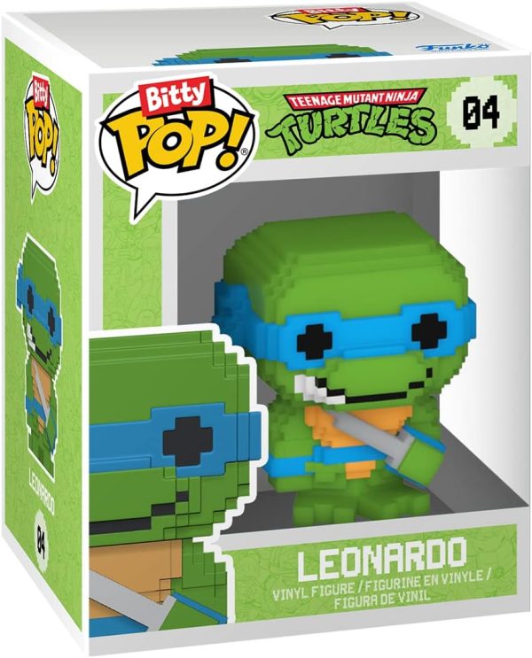 ⁦Funko Bitty POP! Teenage Mutant Ninja Turtles - 8-Bit Raphael, 8-Bit Donatello, 8-Bit Leonardo and a Surprise Mini Figure - 0.9 Inch (2.2 cm) - TMNT Collectible - Gift Idea - TV Fans⁩ - الصورة ⁦10⁩