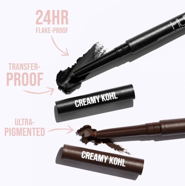 ⁦Huda Beauty Creamy Kohl Eye Pencil in Very Vanta Extreme Black, 0.35g⁩ - الصورة ⁦5⁩