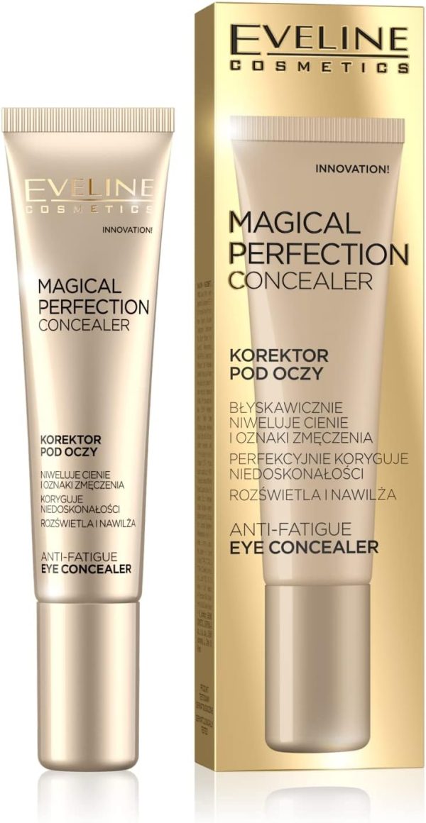 ⁦Eveline Cosmetics Magical Perfection Eye Concealer 15ml No.01 Light⁩ - الصورة ⁦2⁩