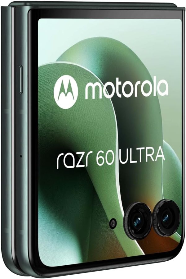 ⁦Motorola Razr 60 Ultra DUAL-SIM 512GB ROM + 16GB RAM (GSM only | No CDMA) Factory Unlocked 5G SmartPhone (Pantone Scarab) - International Version⁩ - الصورة ⁦12⁩