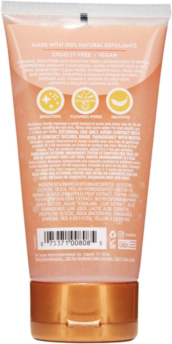 ⁦TREHUT BRIGHTENING PINEAPLE & PAPAYA FACE SCRUB-210G :00808⁩ - الصورة ⁦2⁩