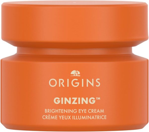 ORIGINS GinZing Refreshing Eye Cream to Brighten and Depuff - Warm, 15 ml