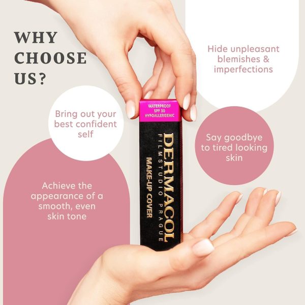 ⁦Dermacol make-up Cover 212 waterproof 30 g⁩ - الصورة ⁦7⁩