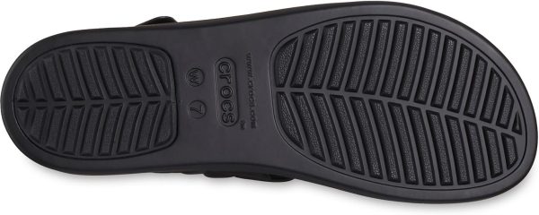⁦Crocs Crocs Brooklyn Woven Upper Low Wedge womens Slipper⁩ - الصورة ⁦3⁩