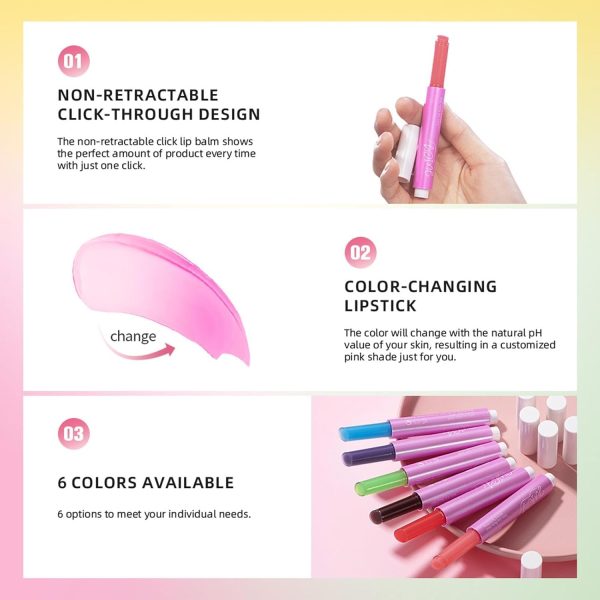 ⁦NALACAL 2 Pack Juicy Lip Balm Shift - Fruit Flavored Moisturizing and Glossy Lip Care, Lip Plumper, Tint, Balm, Lip Gloss Cute, Glow, Korean, Moisturizing Hydrating Lip Balm, For Women Girls⁩ - الصورة ⁦5⁩