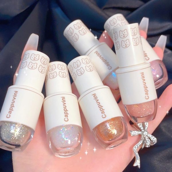 ⁦Excefore Liquid Glitter Eyeshadow, 2PCS Bling Eye Shadow Sparkle Shimmer Eyeliner Sticks Long Lasting, Quick-Drying, Easy to Apply, Loose Glitter Glue for Eye Crystals Makeup⁩ - الصورة ⁦9⁩
