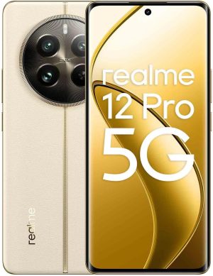 Realme 12 Pro DUAL SIM 256GB ROM + 8GB RAM (GSM | CDMA) Factory Unlocked 5G Smartphone (Navigator Beige) - International Version