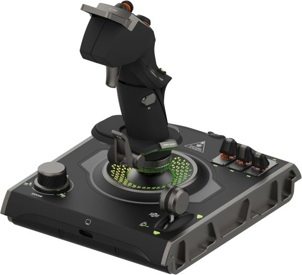 ⁦Turtle Beach VelocityOne Flightdeck - Universal HOTAS Simulation Joystick & Throttle with Touch Display, Stick Mounted HUD and Contactless Sensors for Air and Space Combat on Windows 10 & 11⁩ - الصورة ⁦13⁩