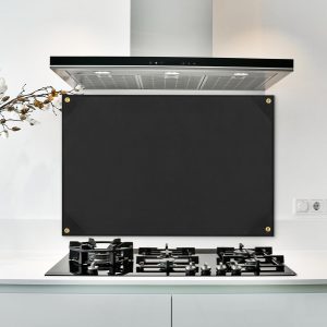 Chunful 24×36 Inch Stove Backsplash Splatter Guard Range Hood Backsplash Wall Protector for Kitchen Stovetop Wall Easy Installation Fire Extinguishing