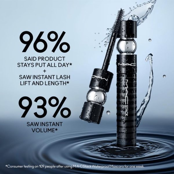 ⁦MAC M.A.C.Stack Mega Brush Waterproof Mascara⁩ - الصورة ⁦5⁩