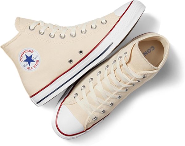 ⁦Converse Ctas Hi Natural Ivory Unisex Adults Sneakers⁩ - الصورة ⁦4⁩