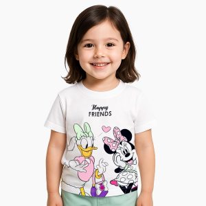 Disney Girls Disney Mickey & Friends Kids Girls Short Sleeves T-Shirt Western (pack of 1)