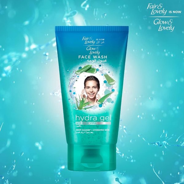 ⁦GLOW & LOVELY Formerly Fair & Lovely Face Wash With Aloe Vera Hydragel to reduce spots & blemishes, 150ml⁩ - الصورة ⁦11⁩