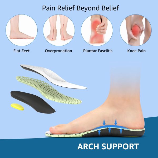 ⁦STQ Slip ins Womens Trainers Hands Free Orthopedic Shoes for Women Comfortable Slip on Shoes⁩ - الصورة ⁦3⁩
