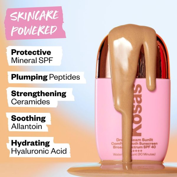 ⁦Kosas DreamBeam SPF 40 PA++++ Mineral Sunscreen - Sunlit (Golden Glow)⁩ - الصورة ⁦6⁩