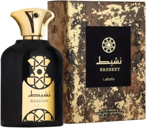 Lattafa Nasheet for Unisex Eau de Parfum Spray, 3.4 Ounce