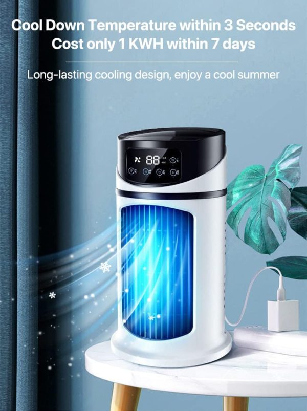⁦Arabest Portable Mini Air Conditioner, Air Cooler Fan, Water Cooling Fan, Air Conditioning air cooler For Office Mobile Air Conditioner⁩ - الصورة ⁦6⁩