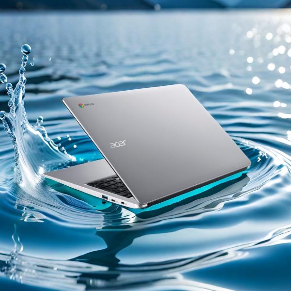 ⁦acer 315 Chromebook Laptop for Student & Business - 15.6" HD Display, Intel Celeron Dual-Core Processor, 4GB RAM, 64GB eMMC Laptop, Up to 12.5 Hours Long Battery Life, Wi-Fi, Bluetooth, Chrome OS⁩ - الصورة ⁦4⁩